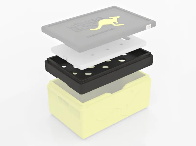 Kängabox Kuehlaufsatz schwarz 7l pic-3
