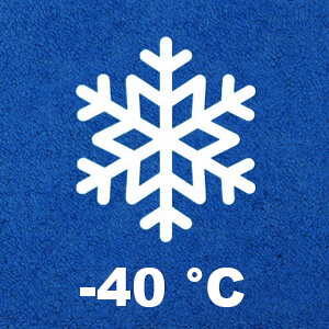 Kälteresistent bis −40 °C